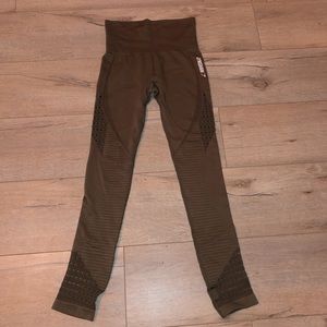 Green gymshark leggings